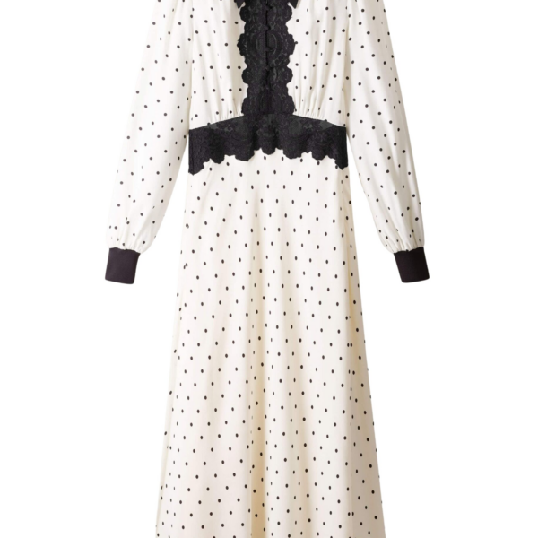 ME+EM Lace Trim Maxi Dress