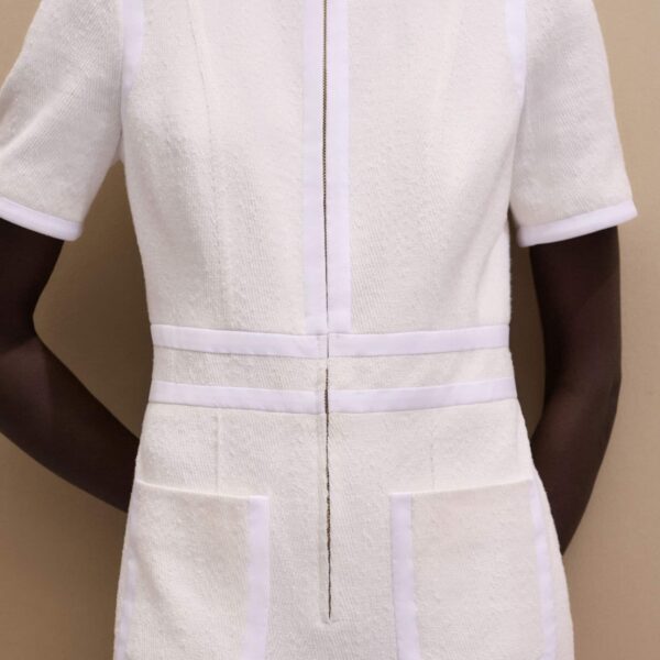 Textured Tweed - Jumpsuit - Intelligent British Fashion at Luxury Shoes 