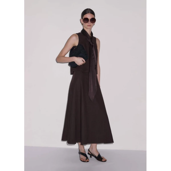 Crease-Less Linen - Skirts - Intelligent British Fashion at Luxury Shoes 