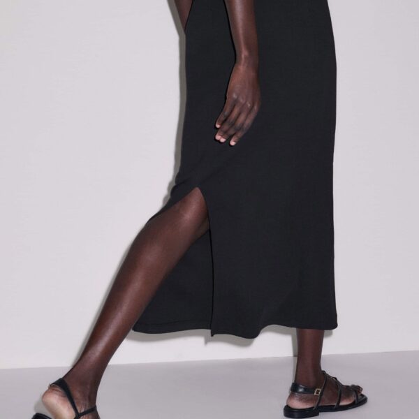 Cotton Rib Jersey - Dresses - Intelligent British Fashion at Luxury Shoes 