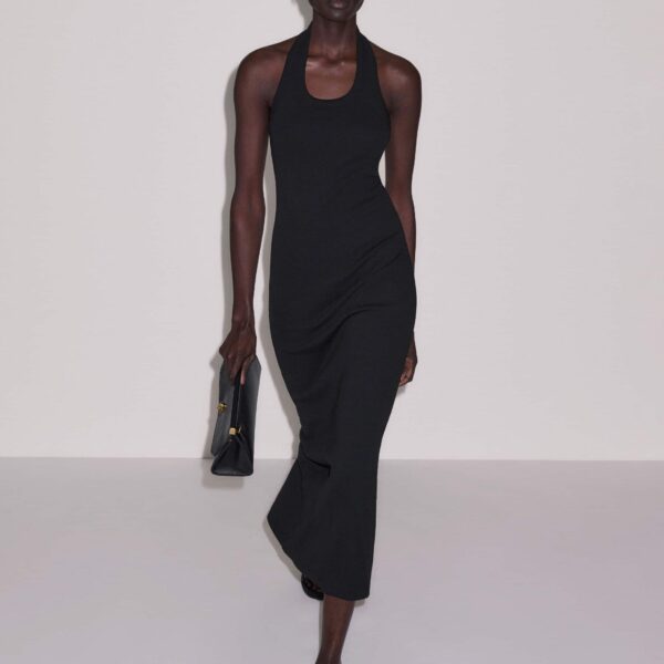 Cotton Rib Jersey - Dresses - Intelligent British Fashion at Luxury Shoes 