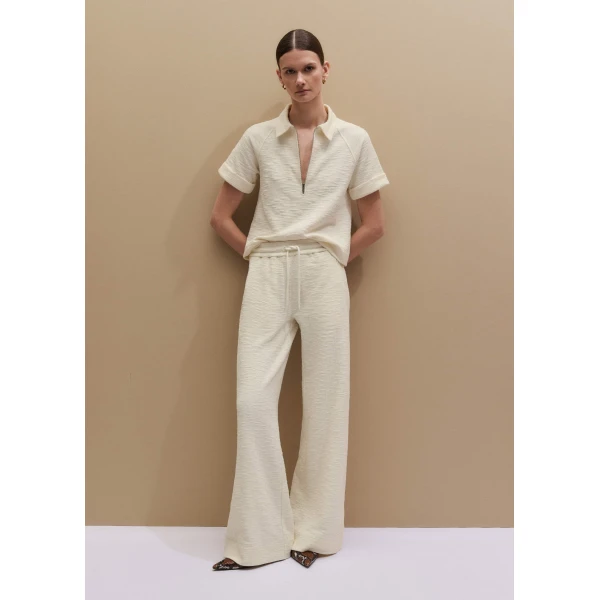 Textured Jersey - Tops - Intelligent British Fashion at Luxury Shoes 