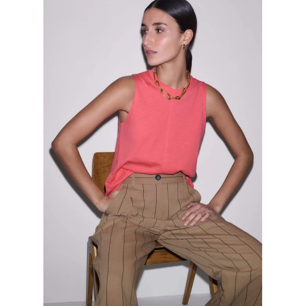 Cotton Slub Jersey - Tops - Intelligent British Fashion at Luxury Shoes 