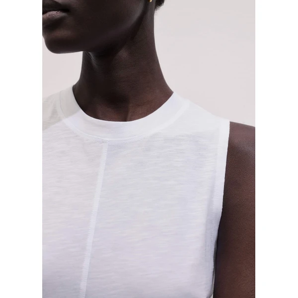 Cotton Slub Jersey - Tops - Intelligent British Fashion at Luxury Shoes 