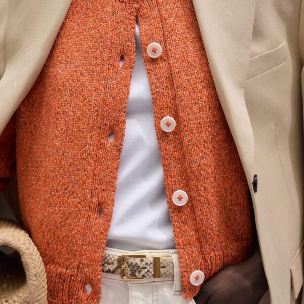 ME+EM Relaxed Crew Cardigan