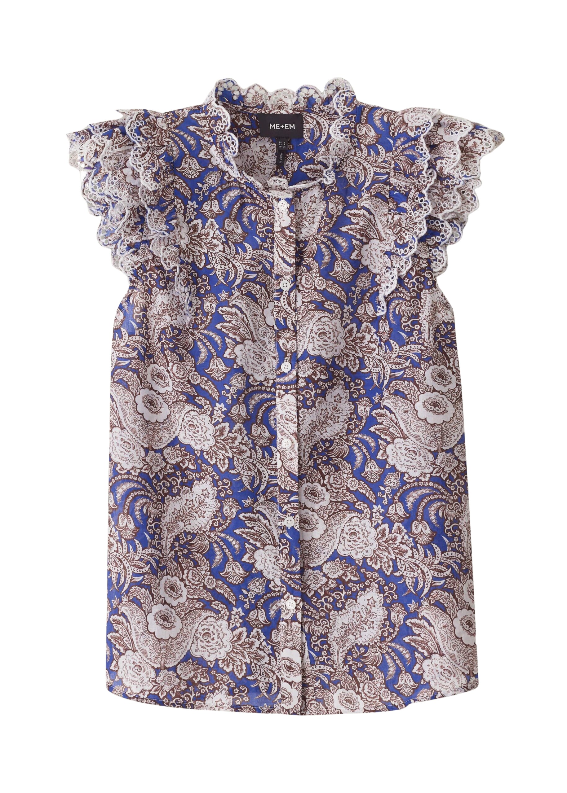 Me-and-Em-Ruffle-Straight-Blouse-Cotton-Voile-Coveti-scaled78629_nobg ME+EM Ruffle Straight Blouse