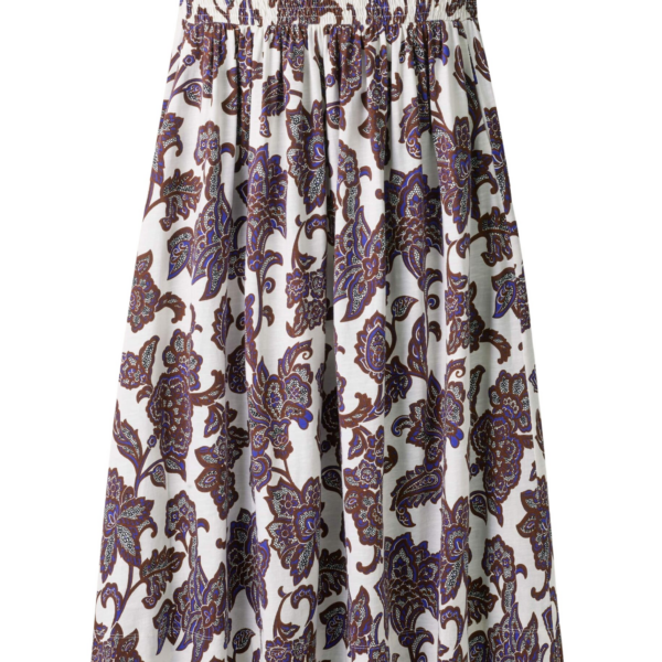 ME+EM Shirred Waist Maxi Skirt