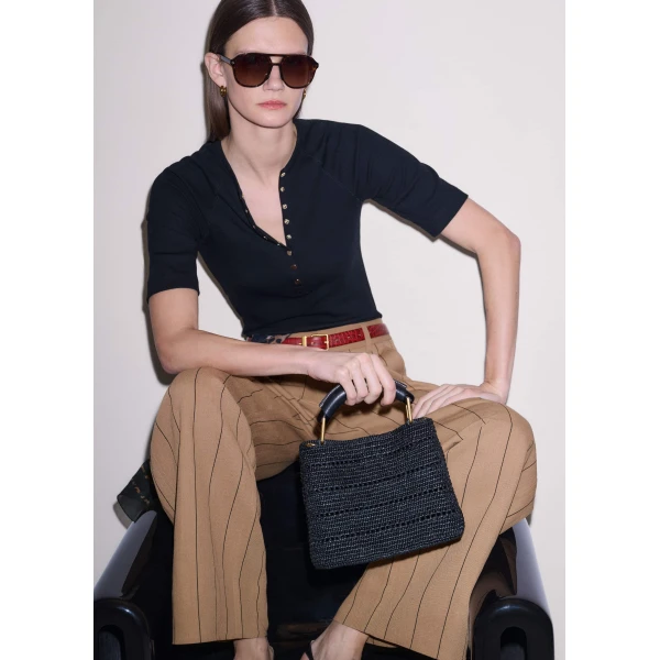 Rib Jersey - Tops - Intelligent British Fashion at Luxury Shoes 