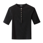ME+EM Short Sleeve Henley Top
