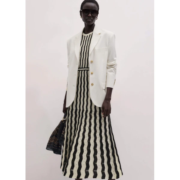 Pointelle Cotton - Dresses - Intelligent British Fashion at Luxury Shoes 