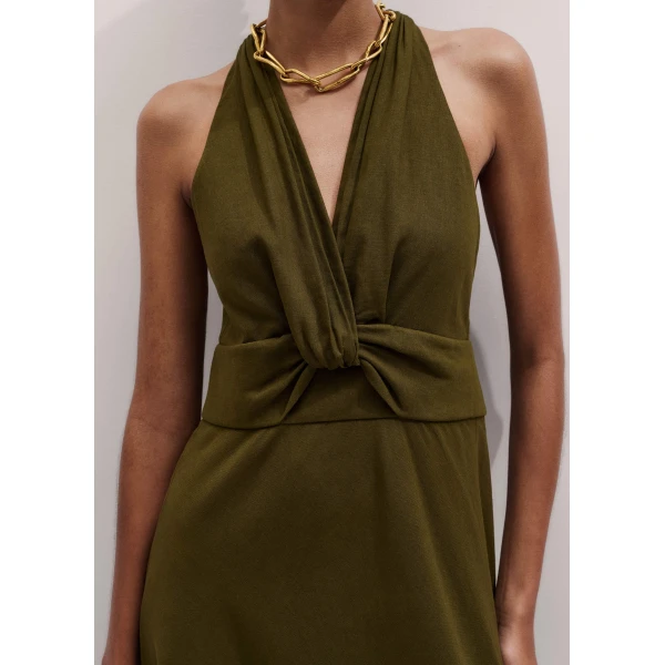 ME+EM Twist Front Maxi Dress
