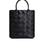 Khaite Maxi Intreccio Tote in Black/swimming pool - Multicolour Totes & Top-Handle Bags - The Lotus Tote Bag - Shop at Luxury Shoes 