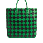 Khaite Maxi Intreccio Tote in Grass/black - Multicolour Totes & Top-Handle Bags - The Lotus Tote Bag - Shop at Luxury Shoes 