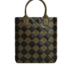 Khaite Maxi Intreccio Tote in Mustard/black - Multicolour Totes & Top-Handle Bags - The Lotus Tote Bag - Shop at Luxury Shoes 