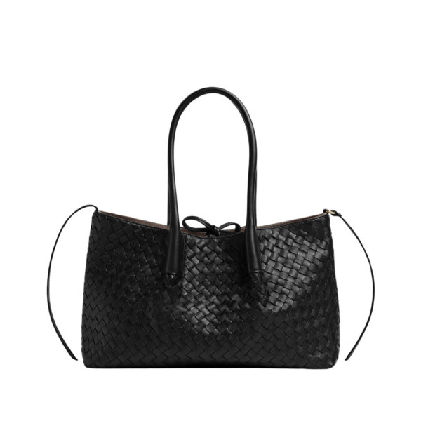 Khaite Women's Pinacoteca in Black/fondant - Multicolour Totes & Top-Handle Bags - The Lotus Tote Bag - Shop at Luxury Shoes 