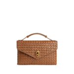 Orange-Womens-Knot-Lock-in-Amber-coveti44981_nobg Khaite Women's Knot Lock in Amber - Orange Clutch Bags - The Lotus Tote Bag - Shop at Luxury Shoes