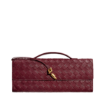 Red-Womens-Andiamo-Clutch-in-Barolo-coveti25430_nobg Khaite Women's Andiamo Clutch in Barolo - Red Clutch Bags - The Lotus Tote Bag - Shop at Luxury Shoes