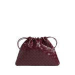 Khaite Women's Dustbag in Barolo - Red Shoulder & Crossbody Bags - The Lotus Tote Bag - Shop at Luxury Shoes 