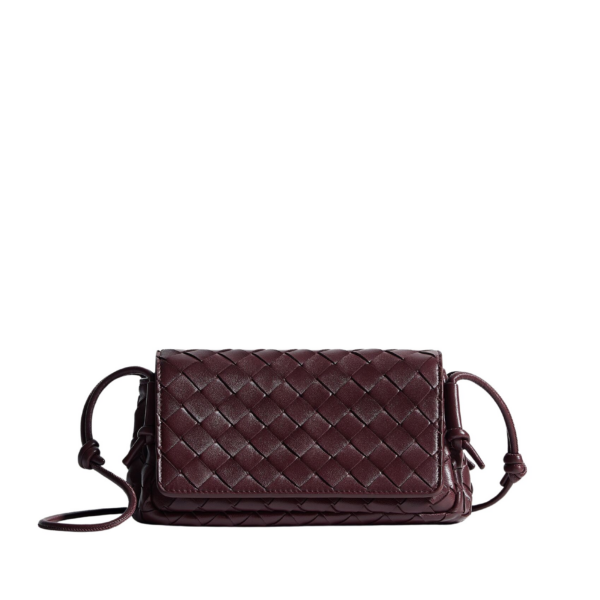 Khaite Women's Notturno in Deep mahogany - Red Shoulder & Crossbody Bags - The Lotus Tote Bag - Shop at Luxury Shoes 