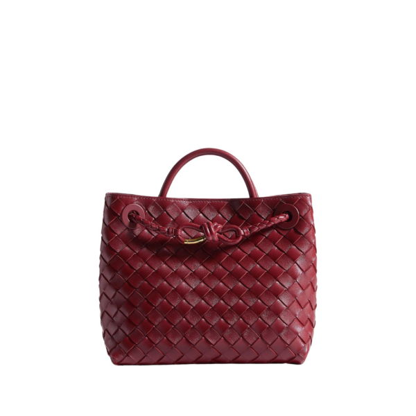 Khaite Women's Small Andiamo in Lava red - Red Totes & Top-Handle Bags - The Lotus Tote Bag - Shop at Luxury Shoes 