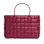 Red-Womens-Tote-Bag-in-Amaranto-coveti78387_nobg Khaite Women's Tote Bag in Amaranto - Red Totes & Top-Handle Bags - The Lotus Tote Bag - Shop at Luxury Shoes