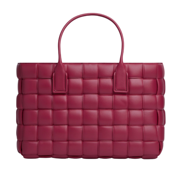 Khaite Women's Tote Bag in Amaranto - Red Totes & Top-Handle Bags - The Lotus Tote Bag - Shop at Luxury Shoes 