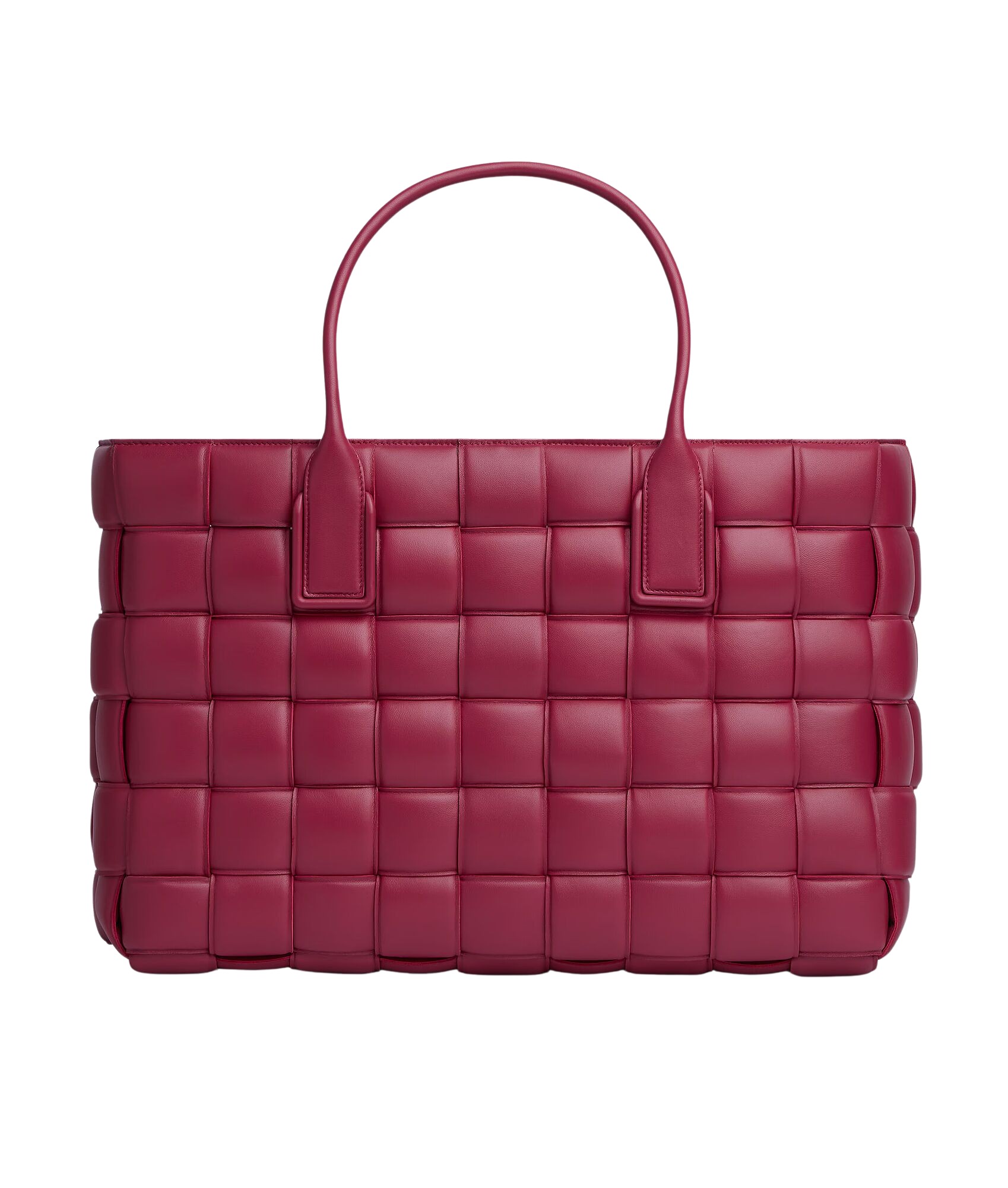 Red-Womens-Tote-Bag-in-Amaranto-coveti78387_nobg Khaite Women's Tote Bag in Amaranto - Red Totes & Top-Handle Bags - The Lotus Tote Bag - Shop at Luxury Shoes