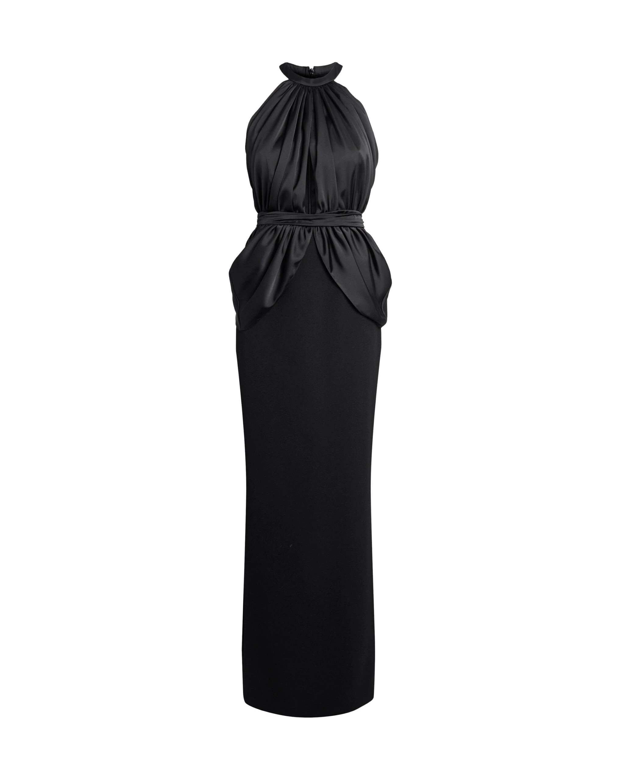 Safiyaa-Amereis-Long-Dress-In-Black-Coveti-scaled27894_nobg Safiyaa Amereis Long Dress In Black - - Demi-Couture Evening Wear at Luxury Shoes