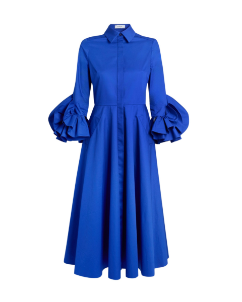 Safiyaa Belisse Midi Dress In Marrakech -  - Demi-Couture Evening Wear at Luxury Shoes 