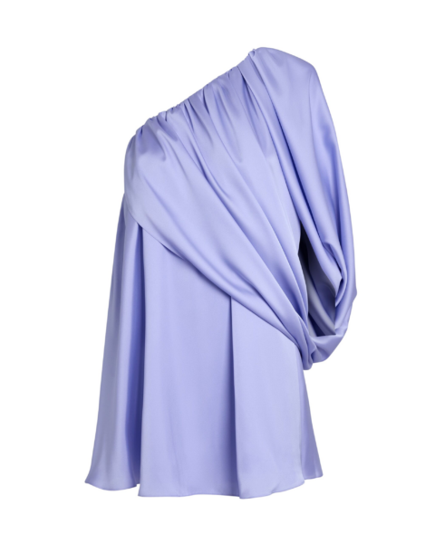 Safiyaa Flourine Mini Dress In Soft Sky -  - Demi-Couture Evening Wear at Luxury Shoes 