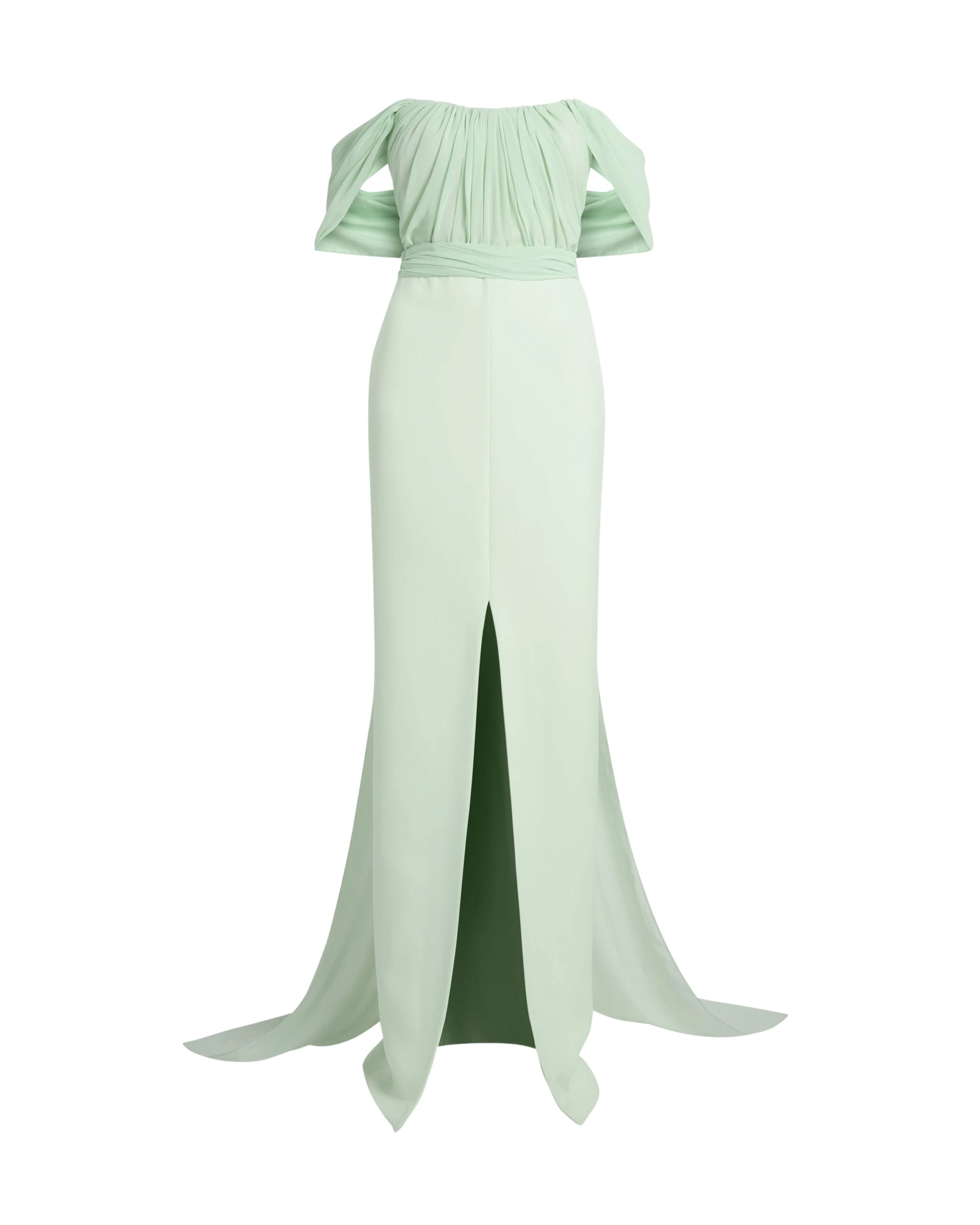 Safiyaa-Iselle-Dress-Long-In-Sea-Glass-Coveti-scaled82586_nobg Safiyaa Iselle Dress Long In Sea Glass - - Demi-Couture Evening Wear at Luxury Shoes