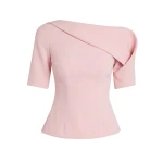 Safiyaa Marley Top In Lychee -  - Demi-Couture Evening Wear at Luxury Shoes 