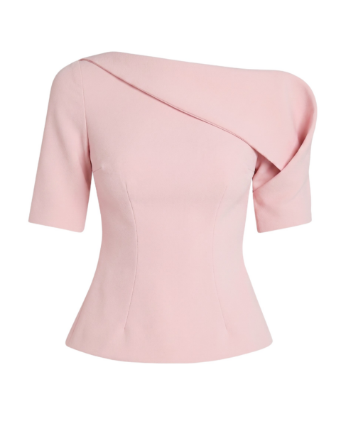 Safiyaa Marley Top In Lychee -  - Demi-Couture Evening Wear at Luxury Shoes 