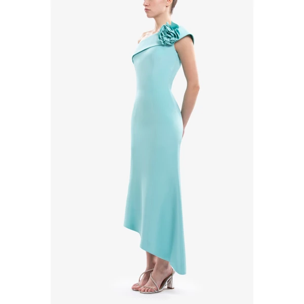 Asymmetrical Midi Dress - Image 6