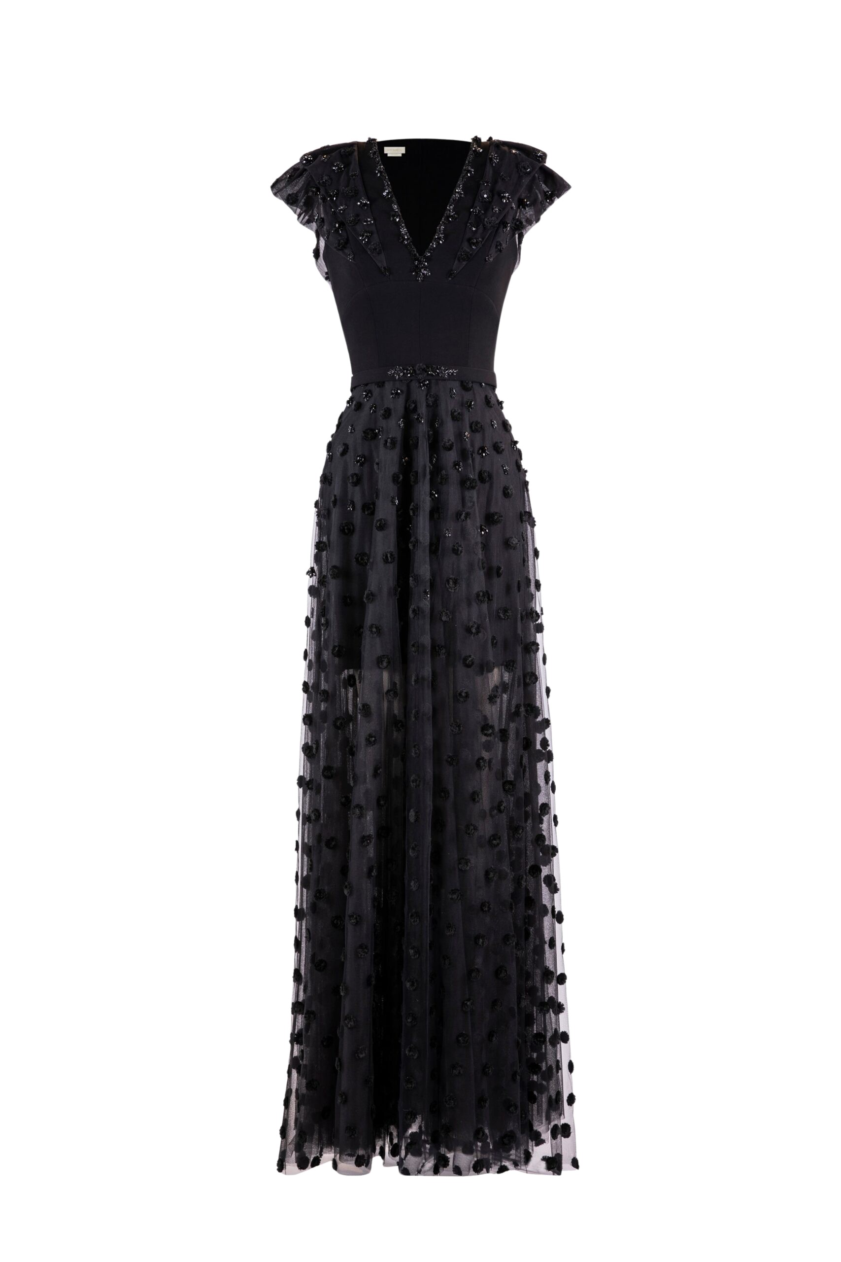 Saiid-Kobeisy-Beaded-Tulle-Dress-With-Polka-Dots-scaled21901_nobg Saiid Kobeisy gown