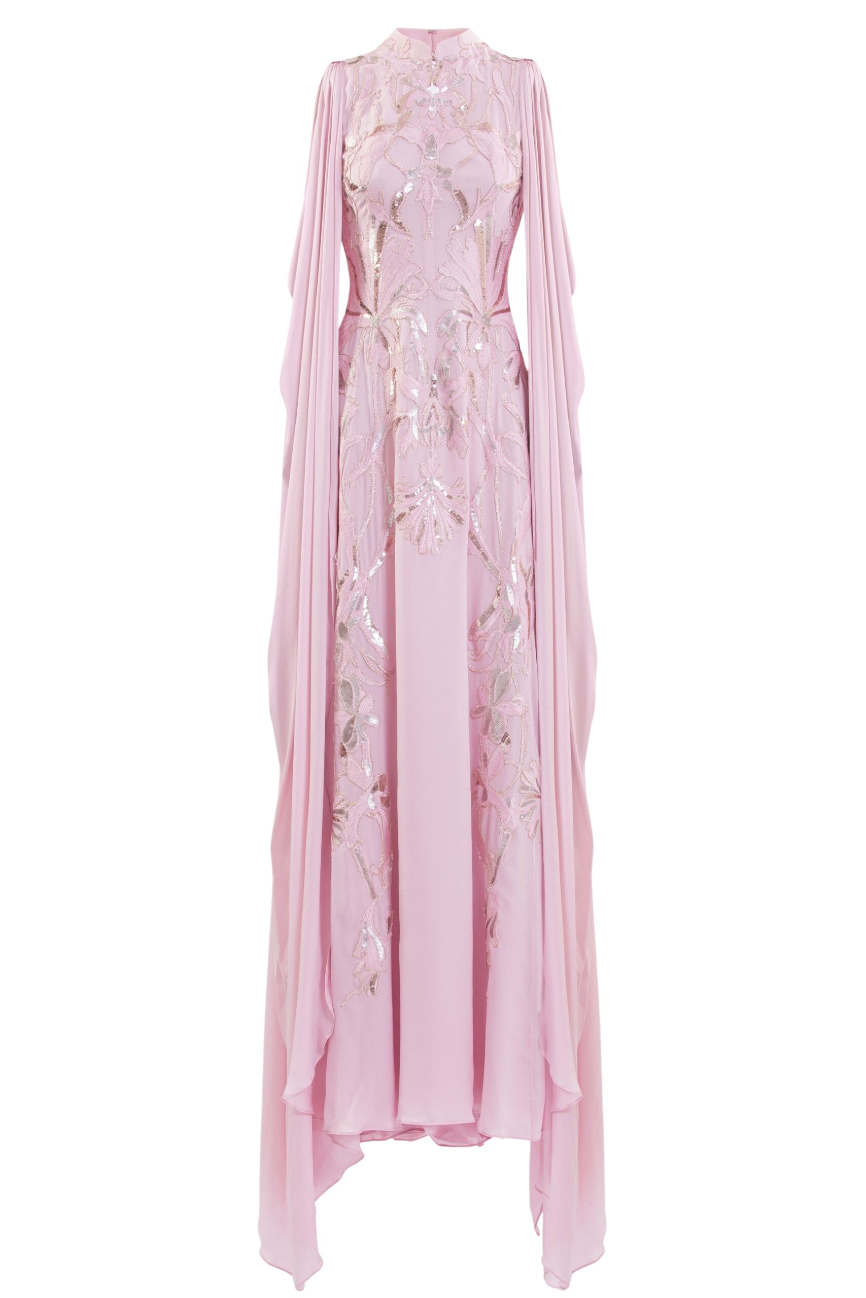 Saiid-Kobeisy-Crepe-Georgette-Dress-With-Draped-Sleeves-scaled53303_nobg Saiid Kobeisy gown