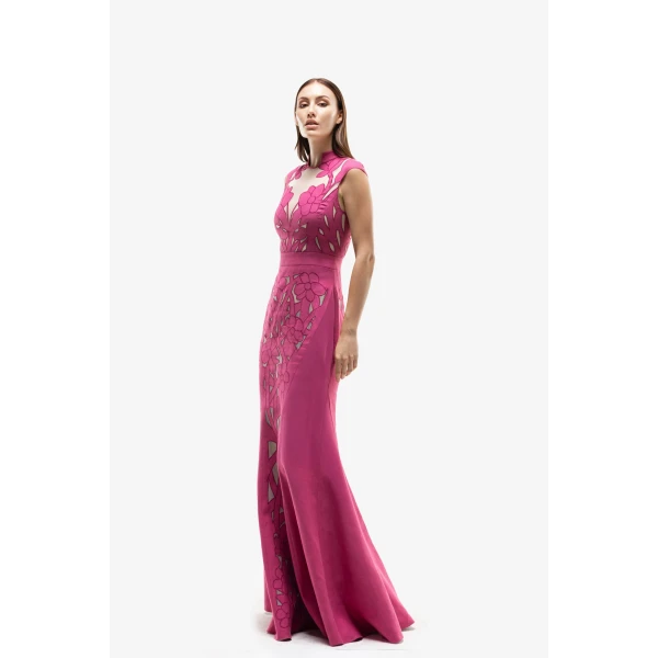 Cut-Out Linen Dress - Image 5