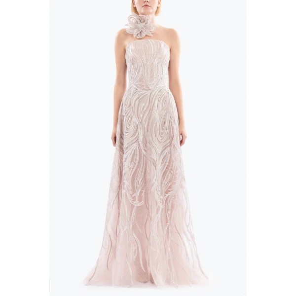 Embellished Long Dress - Image 5