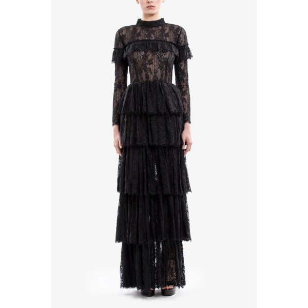 Lace Long Dress - Image 5