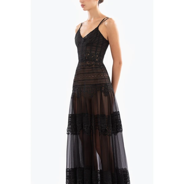 Lace Long Dress - Image 6