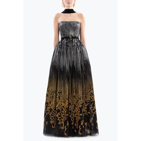 Long Embellished Gown - Image 5