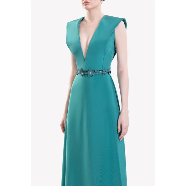 Plain Crepe Dress - Image 6