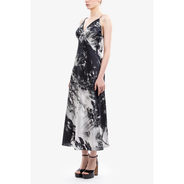 Printed Midi Dress - Image 6