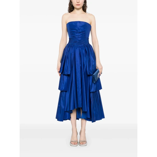 Strapless Taffeta Dress - Image 5