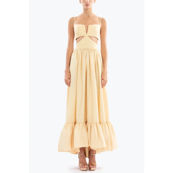 Taffeta Midi Dress - Image 5
