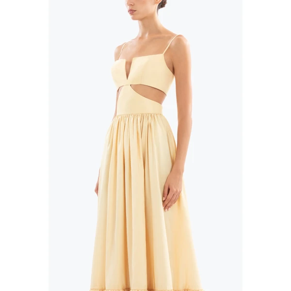 Taffeta Midi Dress - Image 6