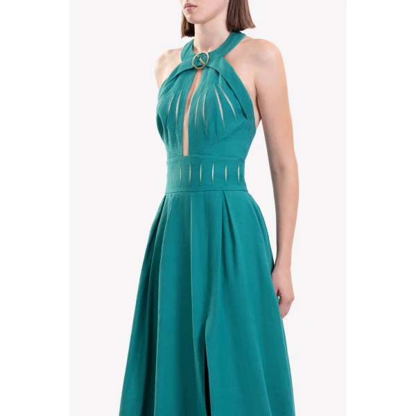 Vertical Cut-Out Dress - Image 6