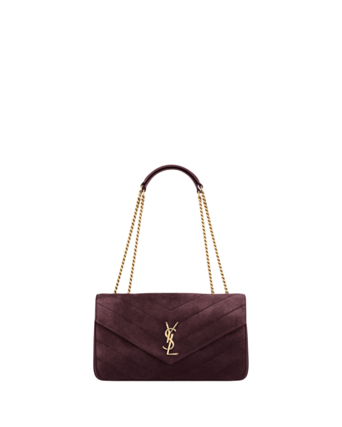 Saint Laurent LOULOU medium in MATELASSÉ suede designed in Paris