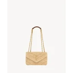 Saint Laurent LOULOU small in raffia designed in Paris Saint Laurent LOULOU small in raffia designed in Paris