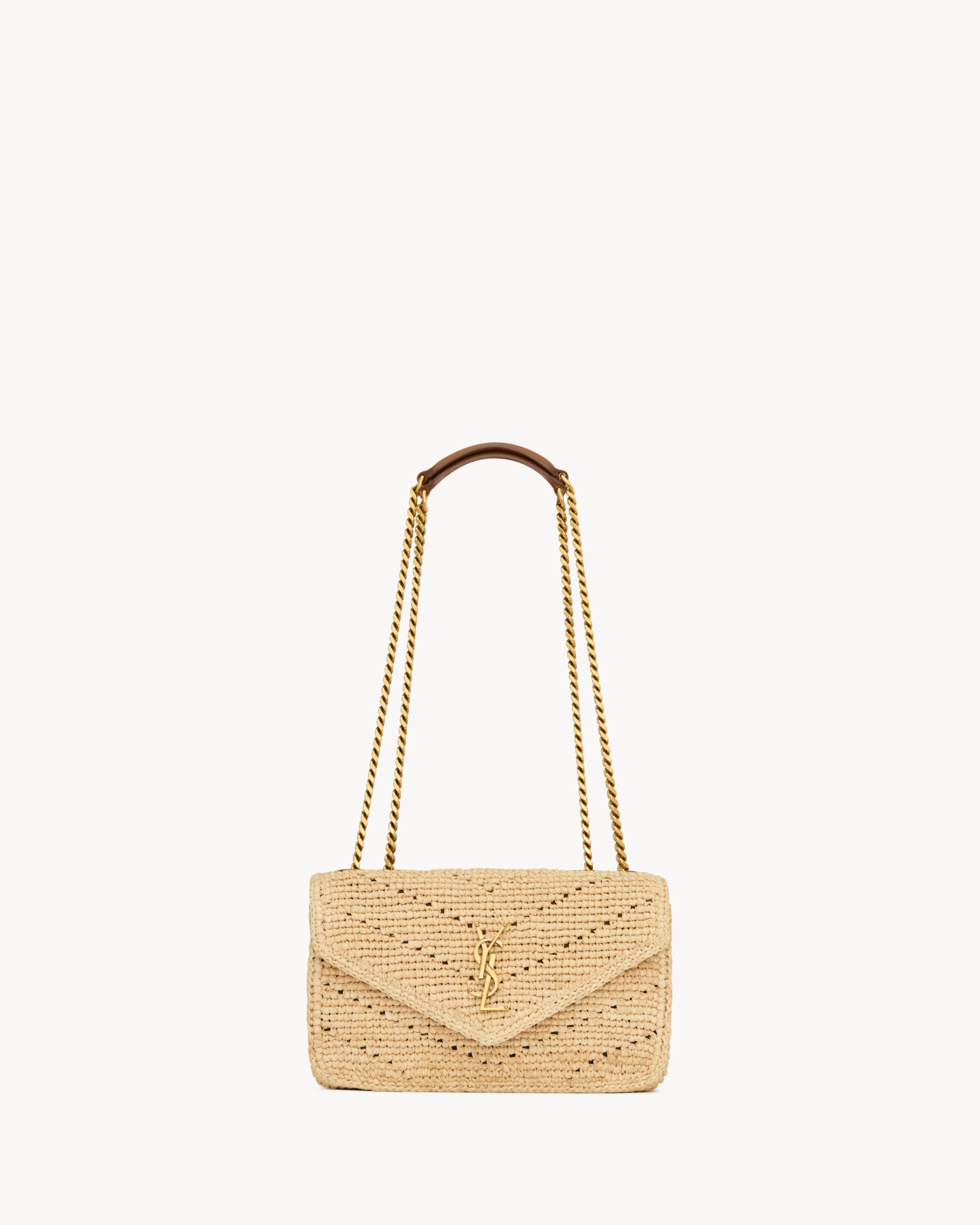 Saint Laurent LOULOU small in raffia designed in Paris Saint Laurent LOULOU small in raffia designed in Paris